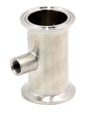 Load image into Gallery viewer, Hardware Factory Store Inc - Tri Clamp NPT Side Port Spool - 1.5X3" W/ 1/4 FNPT