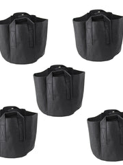 Load image into Gallery viewer, Aeration Fabric Pot Plant Grow Bag w/Handles (Black)