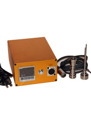 Load image into Gallery viewer, Hardware Factory Store Inc - Tm Titanium Enail 5 Pin 110V coil heater unit K type Regular Coil Heater with Kevlar lead wire and XLR connector - GOLDEN