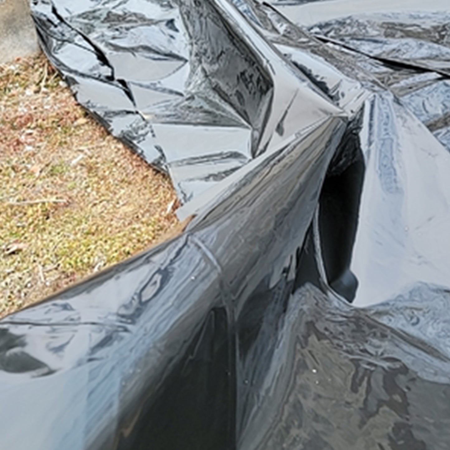 Black Plastic Sheeting Roll 6 Mil