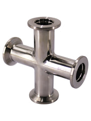 Load image into Gallery viewer, KF / NW 4 Way Cross Vacuum Fitting