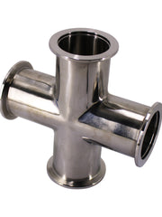 Load image into Gallery viewer, KF / NW 4 Way Cross Vacuum Fitting
