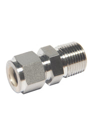 Load image into Gallery viewer, Compression Tube Fitting 1/2" Tube OD x 1/2" NPT Male Connector 316 Stainless Steel