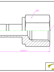 Load image into Gallery viewer, 1/2" OD Tube Stub x 1/2" Female NPT Adapter Stainless Steel 316