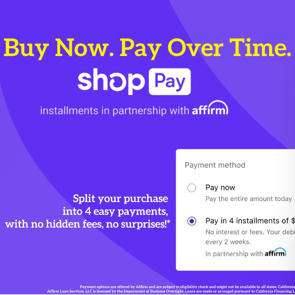Buy Now. Pay Over Time. Introducing Payments with shopPay