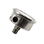 Load image into Gallery viewer, HFS 2.5&quot; Dry Utility Vacuum Gauge 1/4&quot; NPT Center Mount; -30HG/0PSI Back Mount
