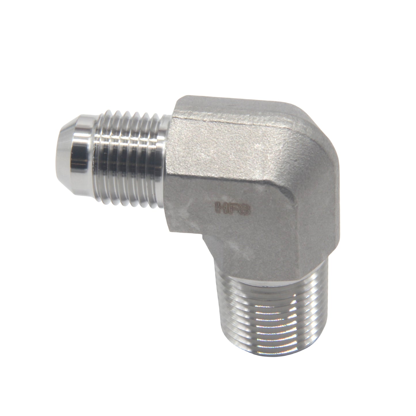 JIC Male to NPT Male Pipe 90 ° Elbow Stainless Steel 304