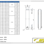 Load image into Gallery viewer, 1.5&#39;&#39; Tri Clamp Dewaxing Spools
