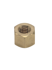 Load image into Gallery viewer, Thread Hex Nuts 3/8&quot;-16, Solid Brass Hex Nut (25PCS/Pack)
