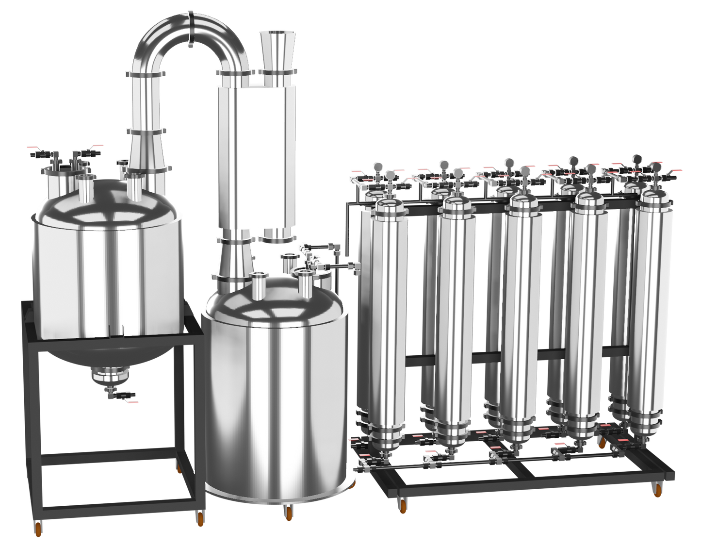 100 LBS Hydrocarbon Extraction System ASME Certified, Peer Reviewed