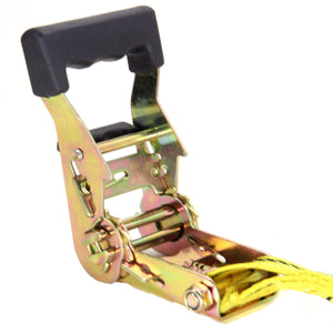 4Pcs 1.5" x 15 Ft. Heavy Duty Ratchet Cargo Tie Down Straps 3000 Lbs J-Hooks