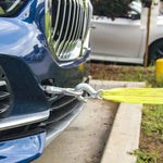 Load image into Gallery viewer, 4.5 Ton Polyester Tow Strap Rope 2 Hooks 10000lb Towing Recovery
