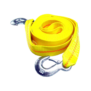 4.5 Ton 2 Inch x 30 Ft. Polyester Tow Strap Rope 2 Hooks 9000lb Towing Recovery