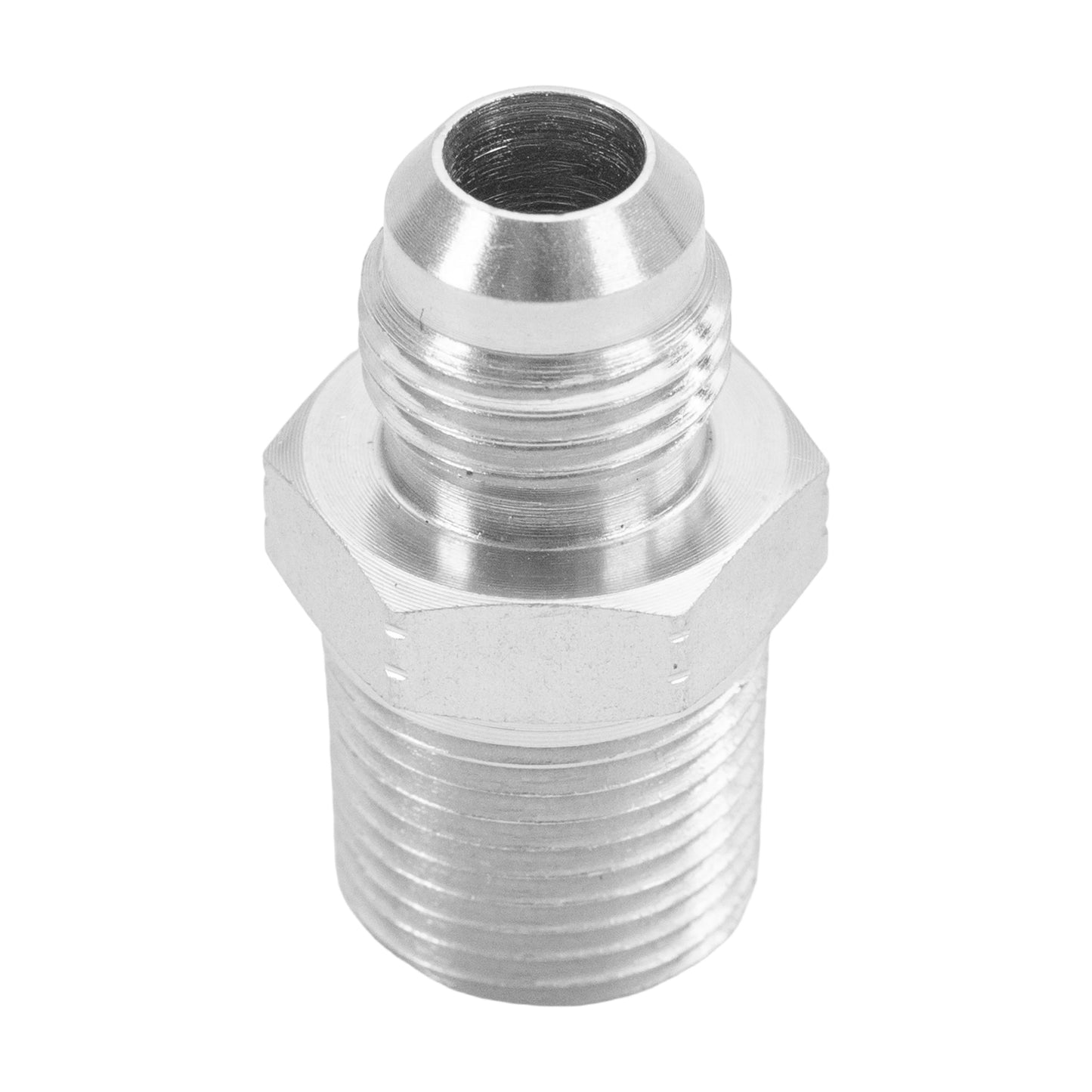 10PCS 3/8" NPT Male to 3/8" JIC Male Flared Tube Fitting Carbon Steel