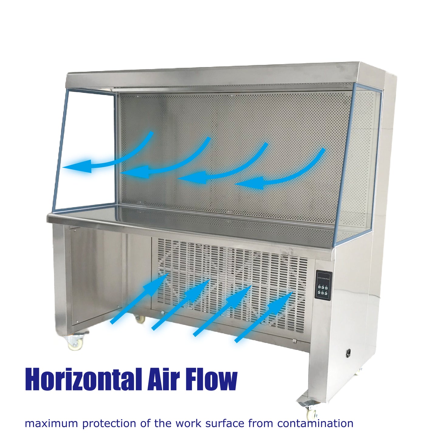 Horizontal Laminar Flow Hood Clean Bench Dust Free Worktable