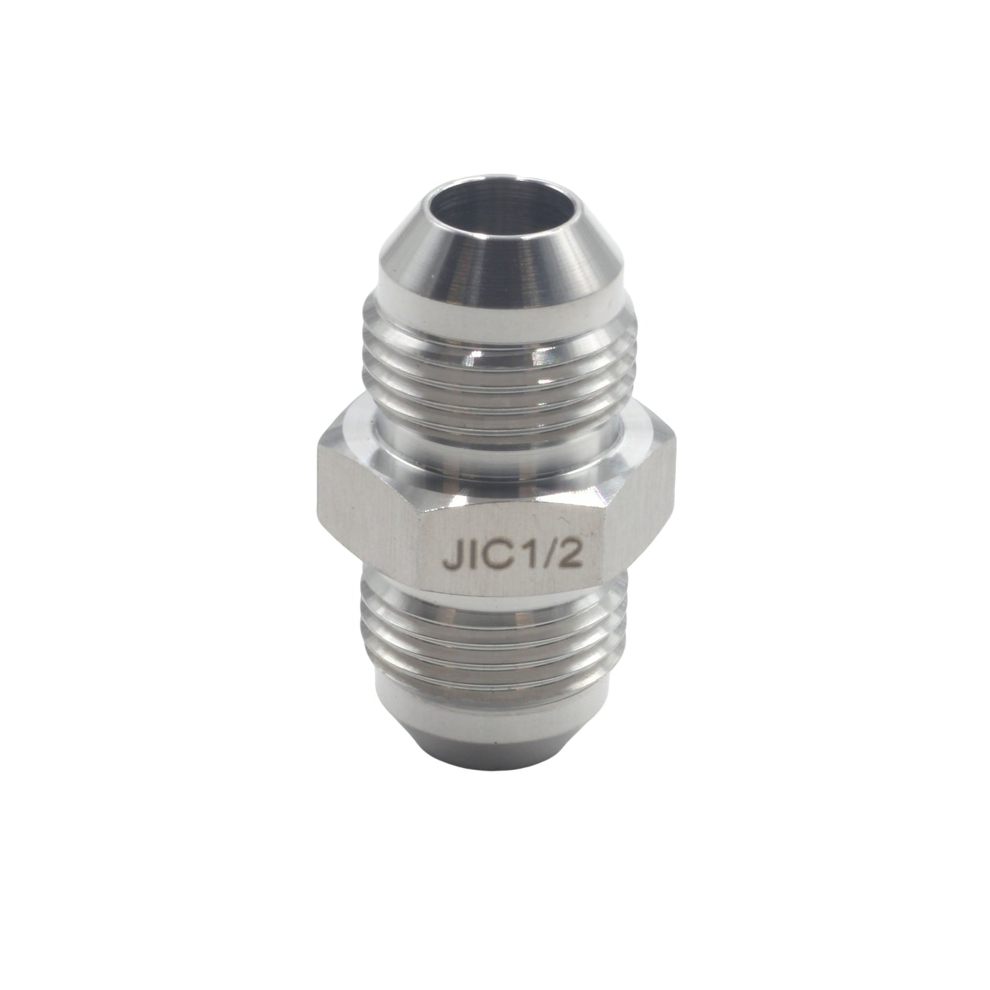 JIC Male to JIC Male Pipe Fittings Flare Tube Union Stainless Steel 304