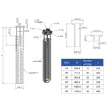 Load image into Gallery viewer, 8&quot; Tri Clamp Lid w/ Condensing Coil - 1/2&quot; Diameter, Stainless Steel 304

