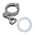 Load image into Gallery viewer, Single Pin Heavy Duty Tri Clamp with Silicone Gasket
