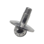 Load image into Gallery viewer, 1.5&quot; Tri Clamp Flat Lid w/ 1/4&quot; MNPT 1&quot; Spray Ball 304 Stainless Steel
