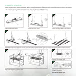 Load image into Gallery viewer, LED Grow Light IR Full Spectrum Panel 650W 6 Light Bar
