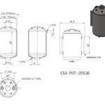 Load image into Gallery viewer, HONEY POT,185 L, (220 lbs. Refrigerant), Jacketed Reactor
