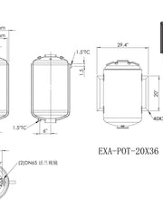 Load image into Gallery viewer, HONEY POT,185 L, (220 lbs. Refrigerant), Jacketed Reactor
