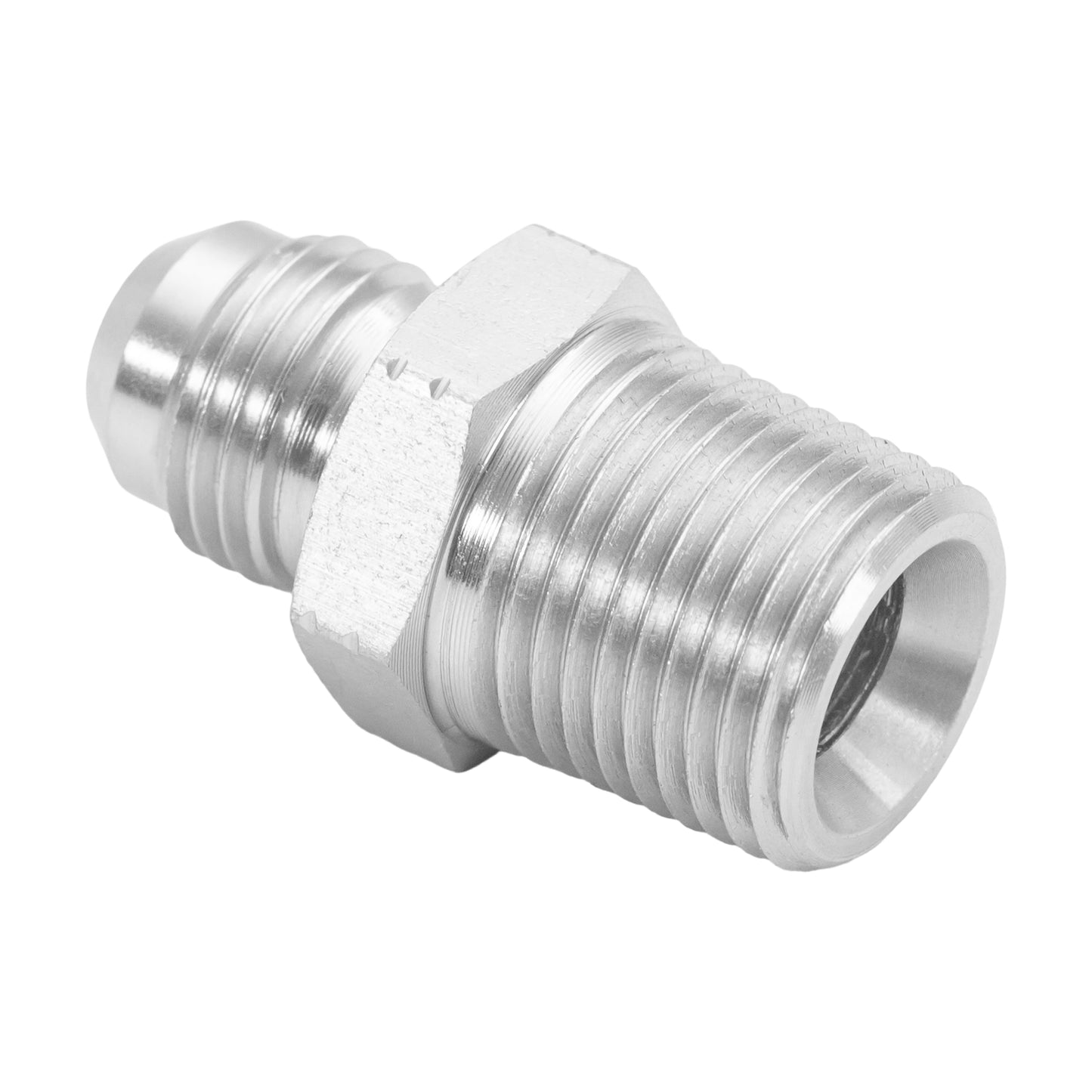 10PCS 3/8" NPT Male to 3/8" JIC Male Flared Tube Fitting Carbon Steel