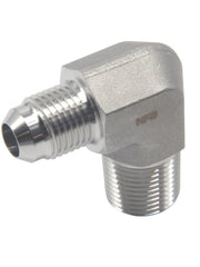 Load image into Gallery viewer, JIC Male to NPT Male Pipe 90 ° Elbow Stainless Steel 304
