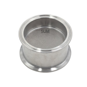 Tri-Clamp Sintered Filter Plate with 1UM or 5 UM Filter Stainless Steel 304