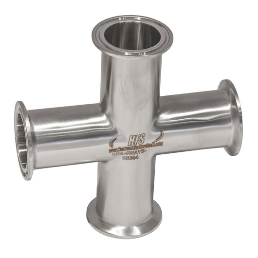 Tri Clamp 4 Way Cross 304 Stainless Steel 304