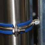 Load image into Gallery viewer, Plastic Lined Insulated Spool Pipe Clamp Bracket w/ Welding 1/2&quot; BSP Male Bolt
