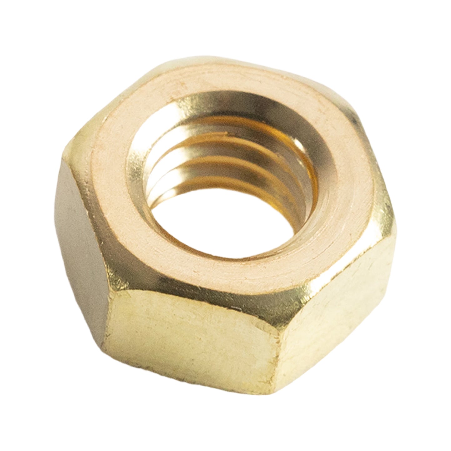 Thread Hex Nuts 5/16"-18, Solid Brass Hex Nut (25 Pack)
