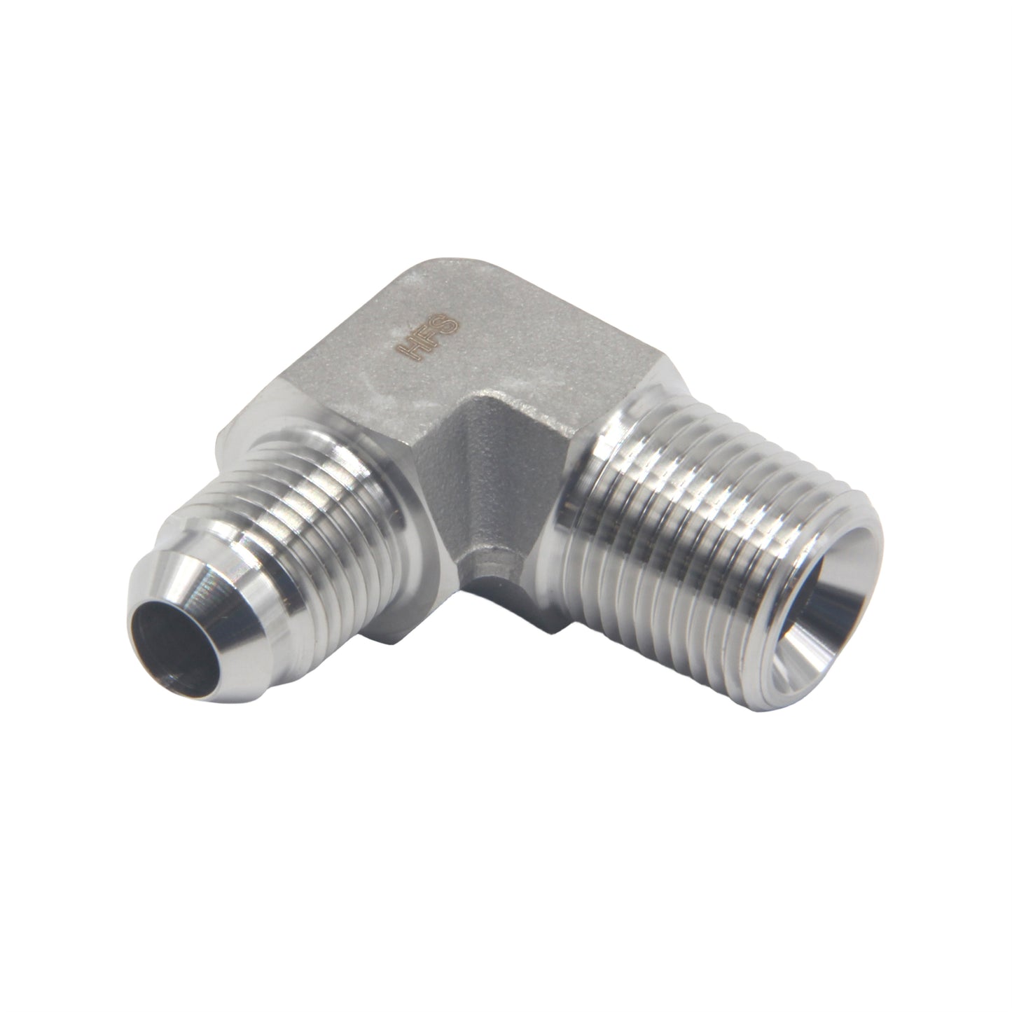 JIC Male to NPT Male Pipe 90 ° Elbow Stainless Steel 304
