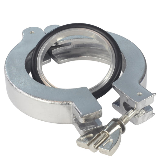 ISO-KF Flange Quick Clamp Wing Nut with Centering O-Ring Aluminum