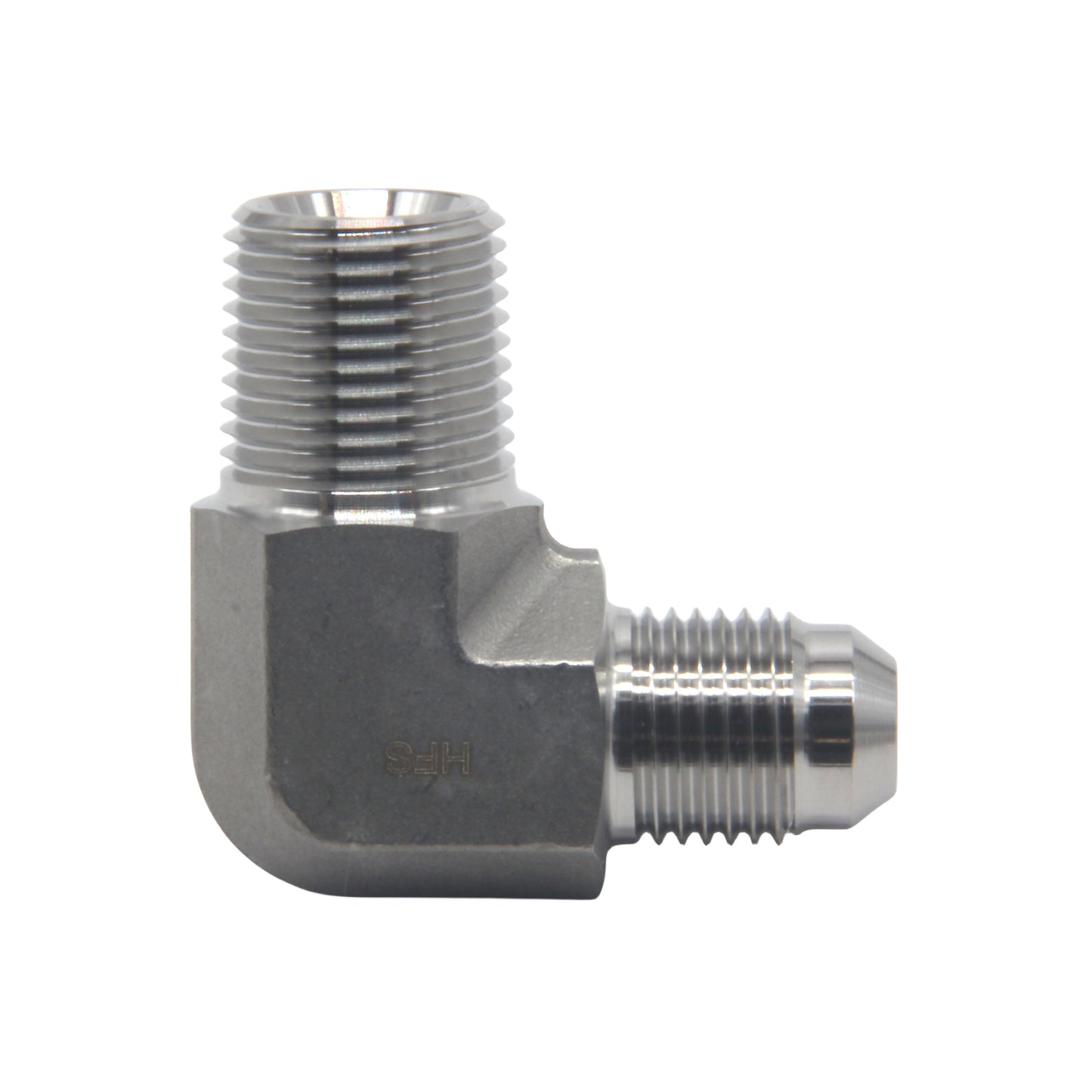 JIC Male to NPT Male Pipe 90 ° Elbow Stainless Steel 304