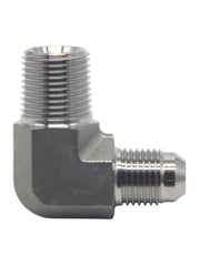 Load image into Gallery viewer, JIC Male to NPT Male Pipe 90 ° Elbow Stainless Steel 304
