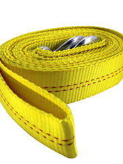 Load image into Gallery viewer, 4.5 Ton Polyester Tow Strap Rope 2 Hooks 10000lb Towing Recovery
