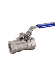 Load image into Gallery viewer, One Piece Ball Valve NPT Female x NPT Female 150 PSI Stainless Steel 304
