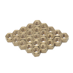 Load image into Gallery viewer, Thread Hex Nuts 3/8&quot;-16, Solid Brass Hex Nut (25PCS/Pack)
