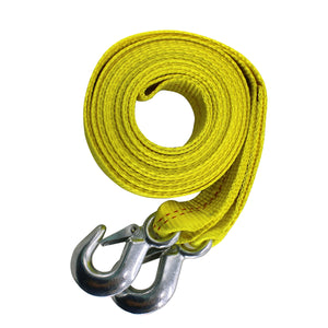 4.5 Ton Polyester Tow Strap Rope 2 Hooks 10000lb Towing Recovery