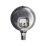 Load image into Gallery viewer, HFS -30 HG-160 PSI, 2.5&quot; Diameter Vacuum Air Pressure Gauge (316 Stainless Steel) Bottom Mount Oil filled
