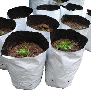 Black & White Grow Bags Planters Panda Film