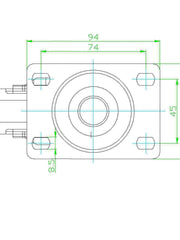 Load image into Gallery viewer, 5-Inch Swivel Plate Caster Wheels Set of 4 with 1500lbs Loads Capacity
