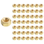 Load image into Gallery viewer, Thread Hex Nuts 1/4&quot;-20, Solid Brass Hex Nut (50 Pack)
