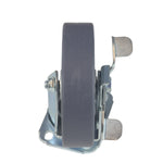 Load image into Gallery viewer, Caster 5&quot; x 1-1/4&quot; Plate Swivel with Brake Polypropylene Hub Wheel
