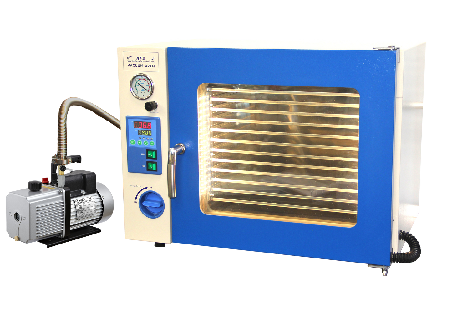 1.9 CuFt Oven Bundle ETL listed- 12 Shelf Vacuum Oven Bundle