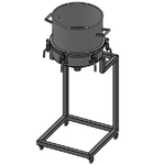 Load image into Gallery viewer, 20&#39;&#39; Tri-Clamp Filter Plate with 6mm Hole
