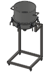 Load image into Gallery viewer, 20&#39;&#39; Tri-Clamp Filter Plate with 6mm Hole
