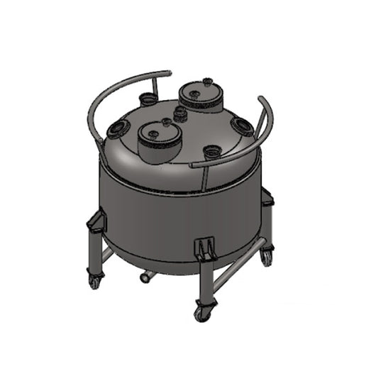 300 L, (350 lbs. Refrigerant), Jacketed Vertical Storage Tank With Condenser