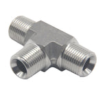 Load image into Gallery viewer, Male NPT 3 Way Tee Fittings Stainless Steel 304
